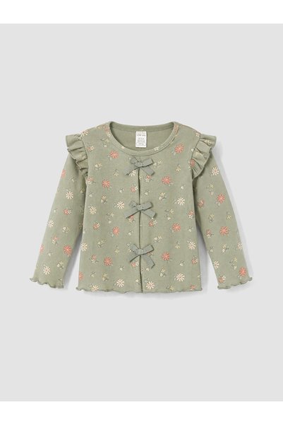 LC Waikiki Lcw baby floral print girl's outfit set
