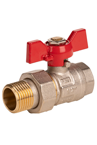 EVOSANITARY Robinet Sfera-Fluture cu Olandez FI-FE 2077, 3/4 —