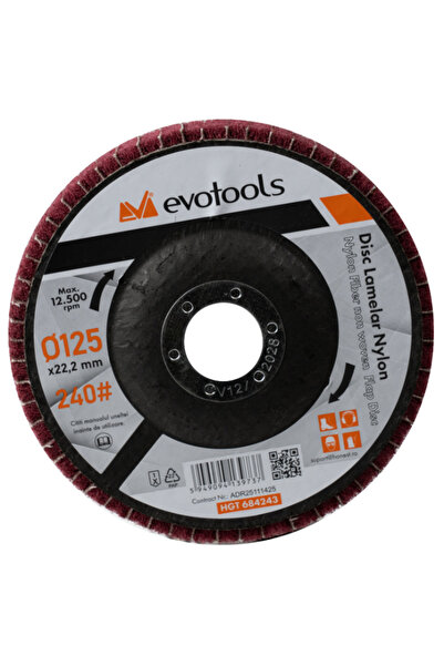 Evotools Disc Lamelar Nylon EvoTools, Diametru 125mm —