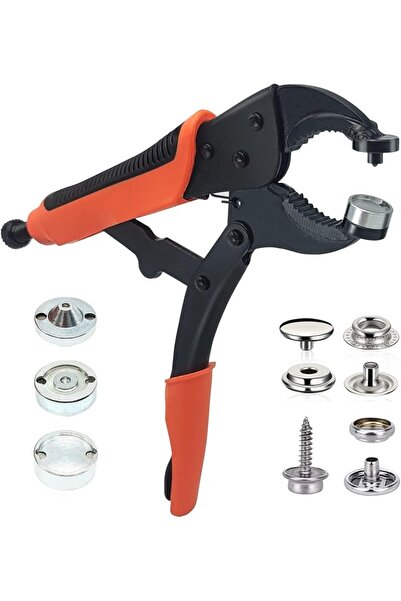 NALACAL Heavy Duty Snap Fastener Pliers for Metal Snaps, Adjustable Snap Inst...