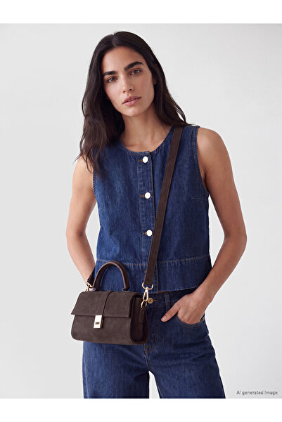 LC Waikiki I Suede Women's Shoulder Bag from Freezen Store