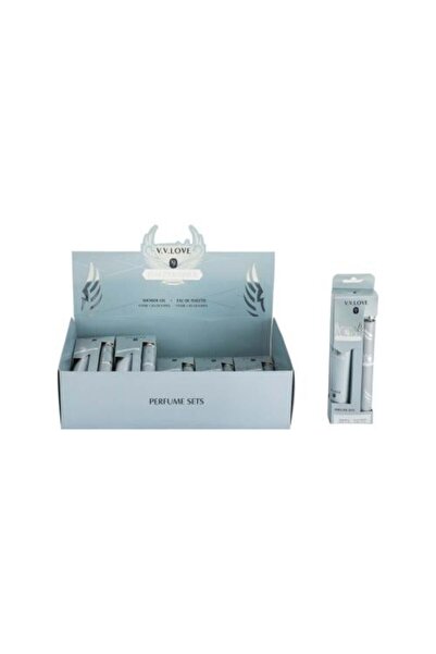 LOVEME BEAUTY Box of 12 sets of men's perfume and shower gel V.V.LOVE Insuper...