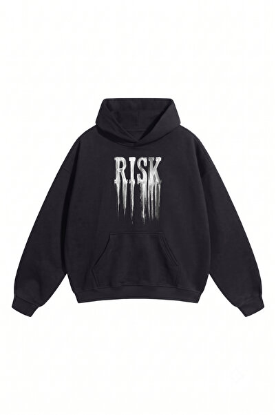 DASH WEAR Hanorac unisex pentru bărbați/femei RISK, cu imprimeu personalizat,...