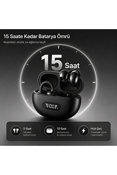 Klipsli Kulaklık Led Göstergeli