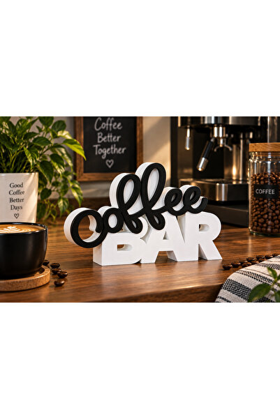 BCT Craft Coffee Bar Yazısı Dekoratif Masa Üstü dekor