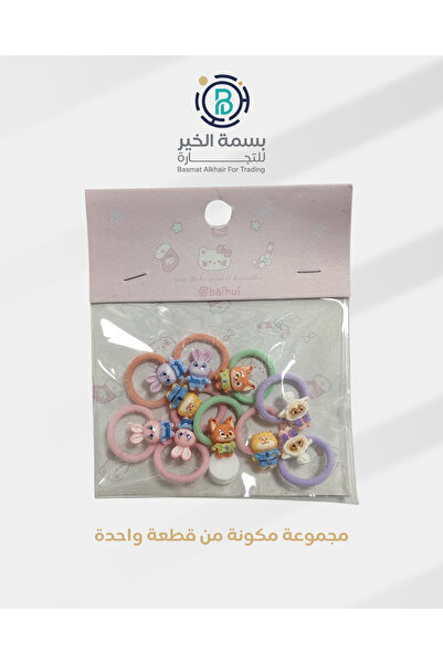 LOZAN مجموعة مشابك شعر ربطات شعر صغيرة ملونة للفتيات الصغيرات