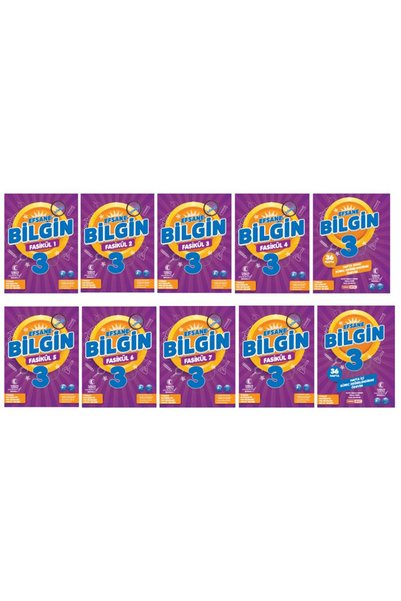 Kırmızı Beyaz Yayınları 3. Sınıf Efsane Bilgin Set (10 Kitap) / / 4444444445269
