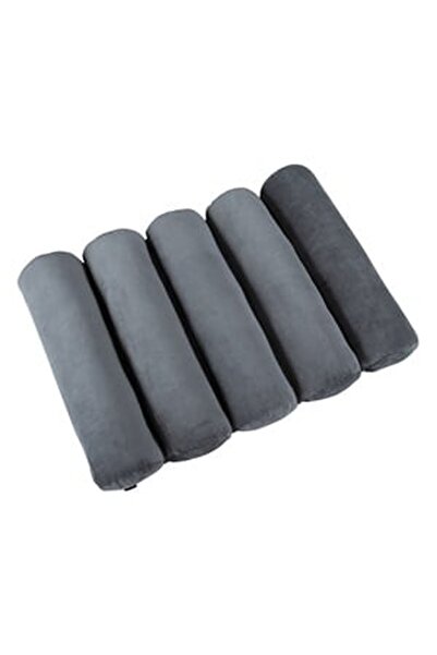 CBD CORAL BEST DEALS Perna Gri Catifelata din Spuma pentru Suport Spate - Mij...