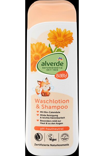 OEM alverde BABY Loțiune&șampon cu gălbenele pentru bebeluși, 250 ml