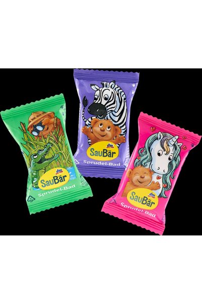 OEM SauBär Tabletă cu spumă de baie, 18 g - Aditivi copii