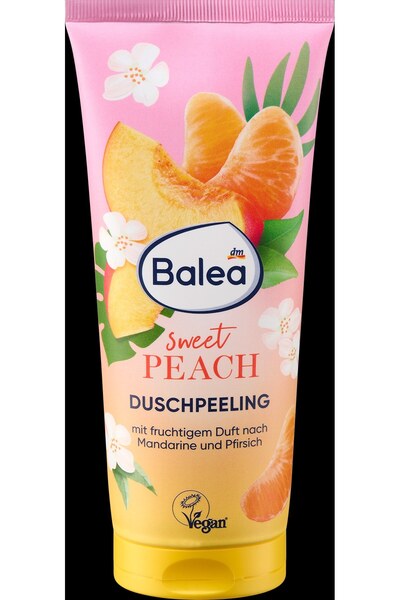 BALEA Exfoliant de corp Piersică dulce, 200 ml