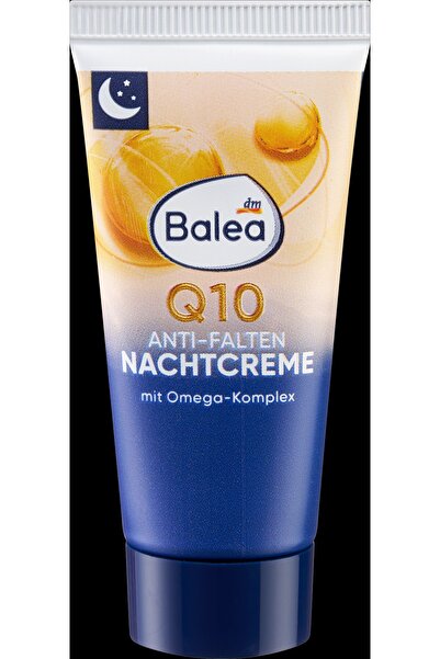 BALEA Cremă de noapte antirid cu Q10, mini, 15 ml