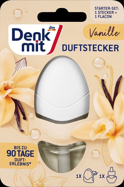 Denkmit Odorizant electric pentru încăperi, 1 buc. + 1 rezervă cu parfum de v...