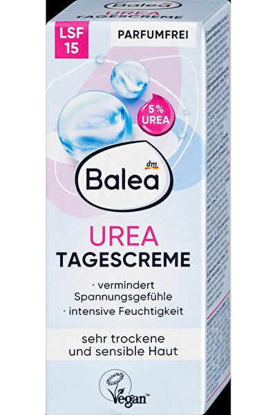 BALEA Cremă de față cu urea și SPF15, 50 ml