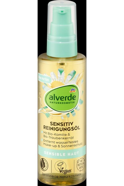 OEM alverde NATURKOSMETIK Ulei de curățare sensibil cu extract mușețel organi...