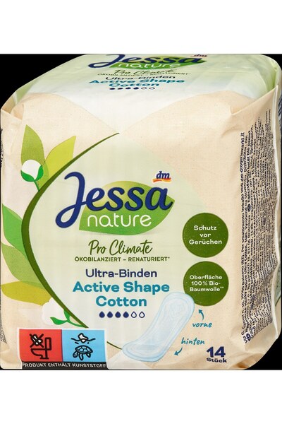 OEM Jessa nature absorbante ultra normale fără aripioare, 14 buc