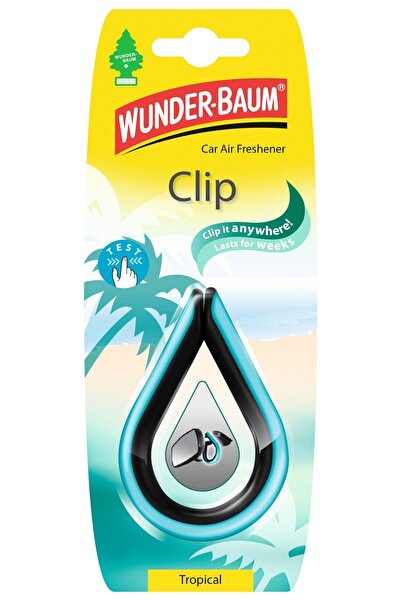 Wunder-Baum Odorizant auto, colier, Wunder - Baum, Clip Tropical, 7.6 x 1.2 x...