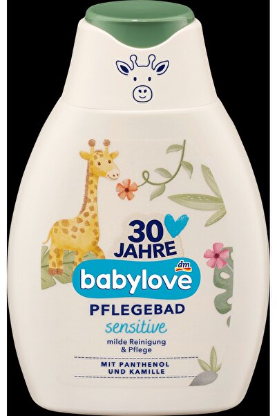 Babylove Gel de duș delicat Sensitive cu pantenol și mușețel, 250 ml