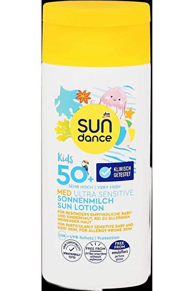 SUNDANCE Kids Lapte de protecție solară MED Ultra Sensitive, FPS 50+, 50 ml