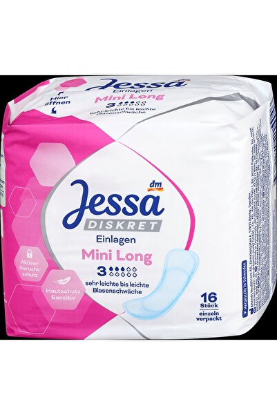OEM Jessa DISKRET Absorbante pentru incontinență mini lungi, 16 buc