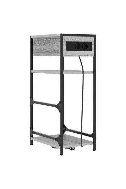 vidaxl Dulap de noapte Gri Sonoma 40 x 27 x 76 cm Lemn prelucrat