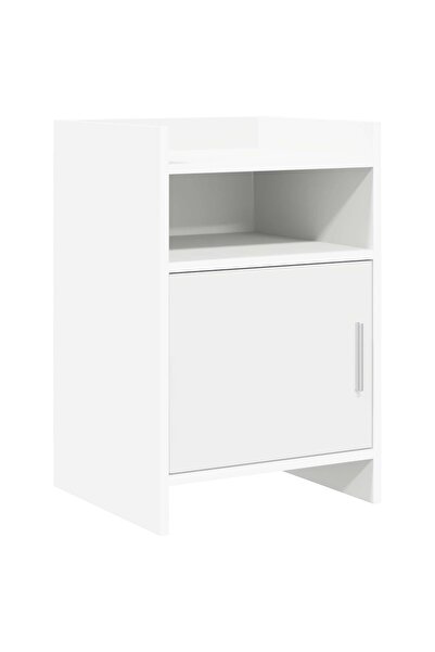 vidaxl Mese de noptieră Alb 40 x 36 x 60 cm Lemn prelucrat