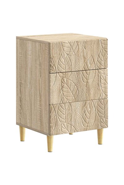 vidaxl Noptieră Stejar Sonoma 43 x 39,5 x 66,5 cm Lemn prelucrat