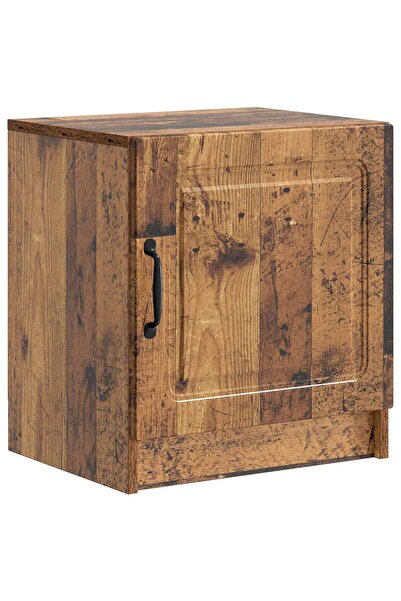 vidaxl Dulap de noapte Lemn vechi 43 x 34,5 x 47 cm Lemn prelucrat