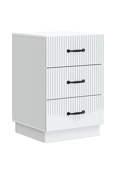 vidaxl Dulap de noapte cu sertar Alb 43 x 41 x 63,5 cm Lemn prelucrat