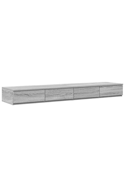 vidaxl Sertare pentru pat Gri Sonoma 140 x 36,5 x 16,5 cm