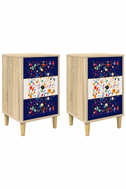 vidaxl Dulap de noapte MAINZ 2 buc. Stejar Sonoma 36 x 33 x 60 cm