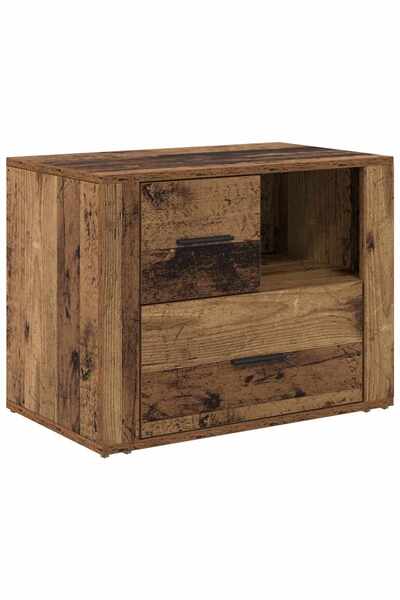 vidaxl Dulap de noapte Lemn vechi 35 x 60 x 50 cm Lemn prelucrat