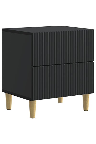 vidaxl Dulap de noapte Negru 43 x 34,5 x 48 cm Lemn prelucrat