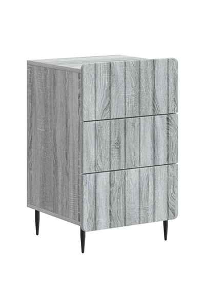 vidaxl Dulap de noapte Sonoma gri 43x 41 x 68 cm Lemn prelucrat