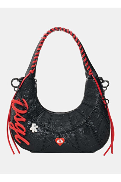 Desigual Siyah Kadın Omuz Çantası 26WAXP01