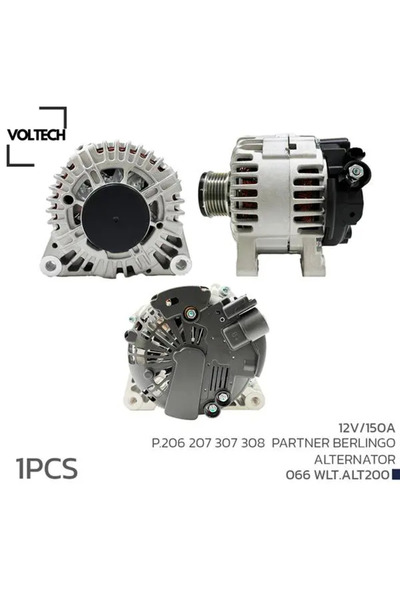 Universal Alternatör sarj dinamosu 12v 150a p. 206 207 307 308 partner berlın...