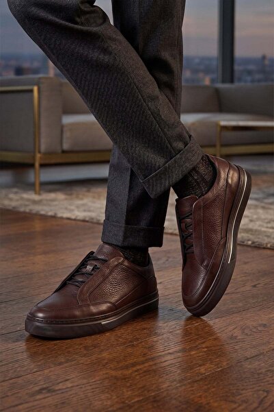 M.P. 262-5358 Men's Casual Leather Shoes Brown