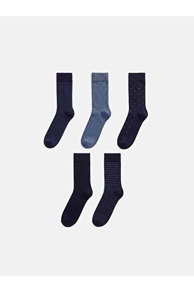 LC Waikiki Mixed Patterned Men's Socks 5-Pack (W6)