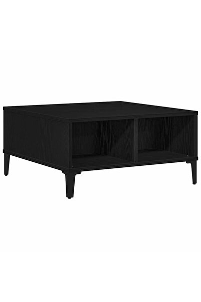 vidaxl Masă de cafea Stejar Negru 60 x 60 x 30 cm