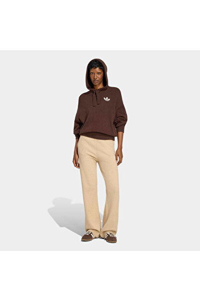 adidas Essentials Knit Women's Beige Sweatpants
