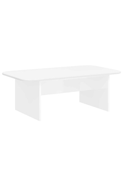 vidaxl Masă de cafea Alb 93 x 53 x 33 cm Lemn prelucrat