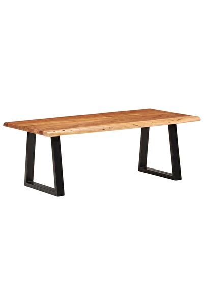 vidaxl Măsuță de cafea, 110x55x40 cm, lemn masiv acacia