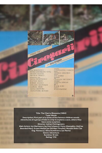 OEM Poster Infografic Florile de Cires, Design Elegant, Carton 250g, A4