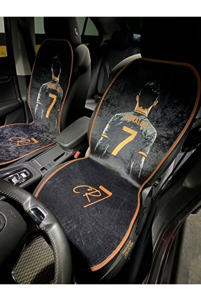 Oto Koltuk Kılıfı Ön 2li Set - Airbag Uyumlu Süngerli Dijital Baskılı Koltuk Koruyucu