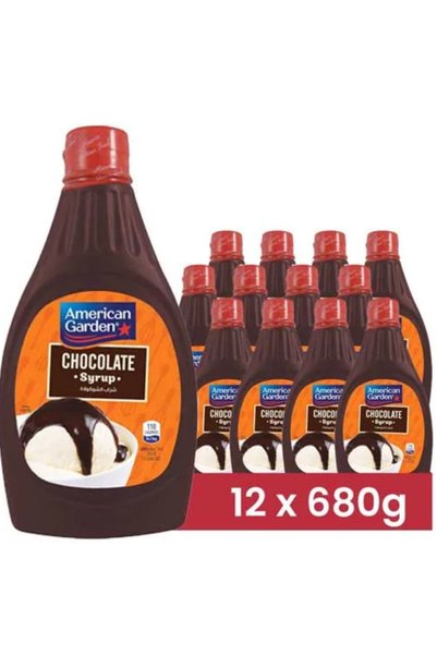 american garden Chocolate Syrup 12 x 680g