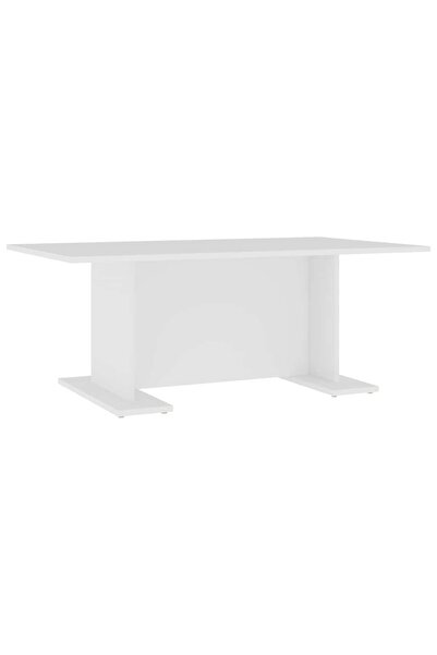 vidaxl Măsuță de cafea, alb, 103,5 x 60 x 40 cm, lemn prelucrat