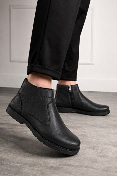 Nstil Casual Men's Shoes, Genuine Leather Outside, Fur Inside, Large Size, No...