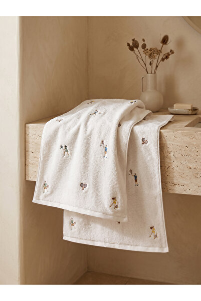 Dantela Tennis Club Set of 2 Embroidered Towels