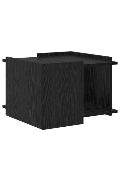 vidaxl Masă de cafea Stejar Negru 50,5 x 50 x 33 cm Lemn prelucrat