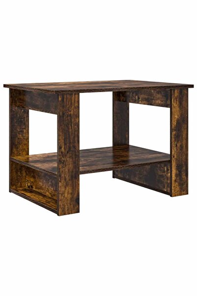 vidaxl Masă de cafea Stejar fumuriu 72 x 50 x 50 cm Lemn prelucrat